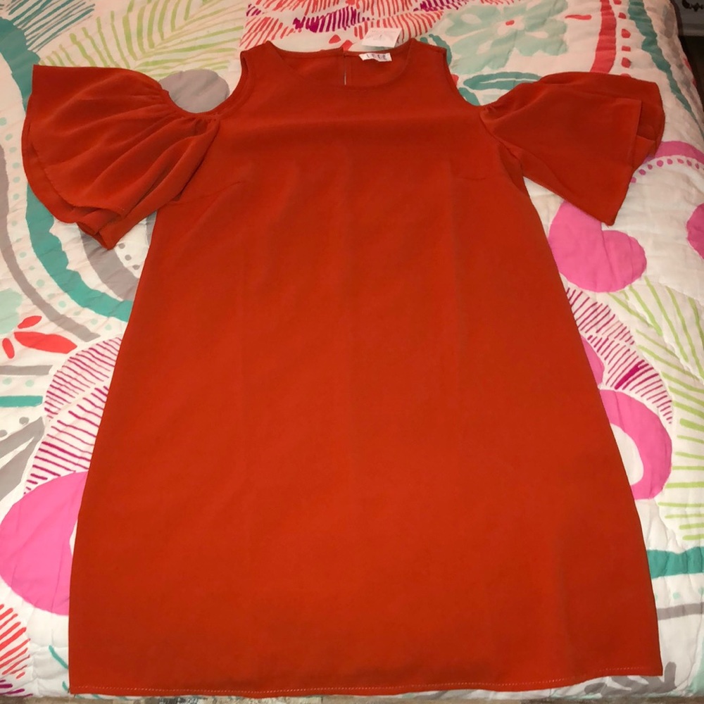 TCEC Cold-Shoulder Dress